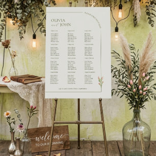 13 Tables Linen Minimalist Arch Seating Chart Foam Board