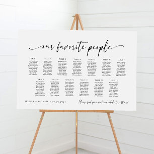 13 Tables Our Favorite People Seating Chart Plan