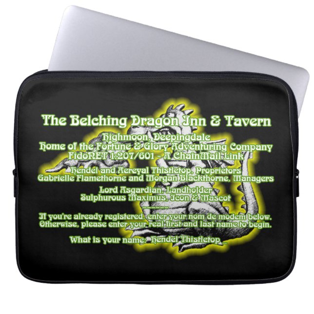 13" TBD Laptop Sleeve (Front)