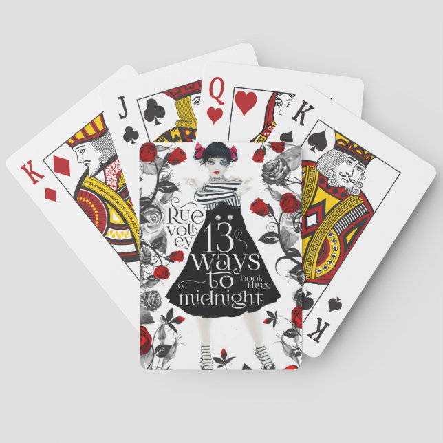 13 Ways to Midnight (book #3) playing cards. Poker Cards (Back)