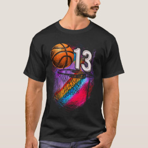 13 Year Old 13th Birthday Basketball Official Teen T-Shirt