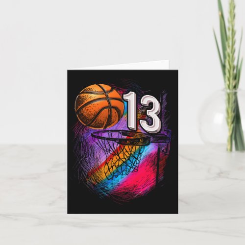13 Year Old 13th Birthday Bysketbyll Official Teen