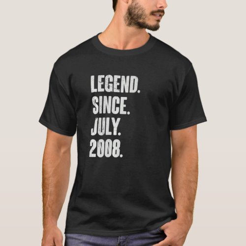 13 Year Old  13th Birthday  Legend Since July 2009 T_Shirt