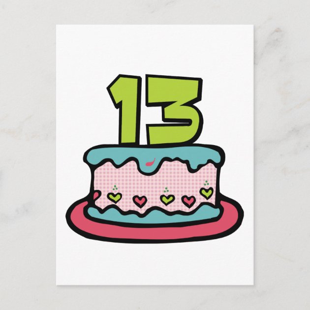Bakerdays | Personalised OMG Thirteenth Birthday Cake