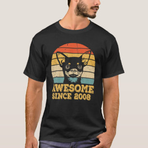 13 Year Old Chihuahua Dog Lover 13Th Birthday Retr T-Shirt