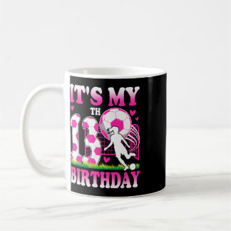 13 Year Old Girl Birthday Soccer Themed Party 13th Coffee Mug