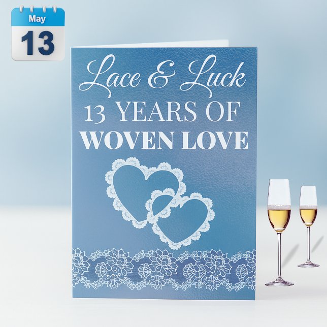 13 Years of Woven Love Card (Creator Uploaded)