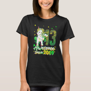 13 Years Old Unicorn Flossing 13th Birthday Unicor T-Shirt