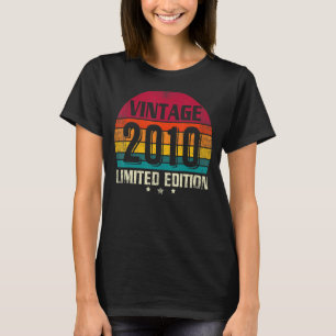 13 Years Old Vintage 2010 13th Birthday T-Shirt