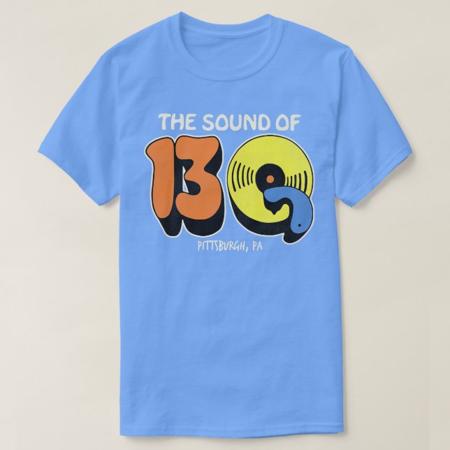 13Q Pittsburgh Retro Defunct Radio Station 1 T-Shirt (Design Front)