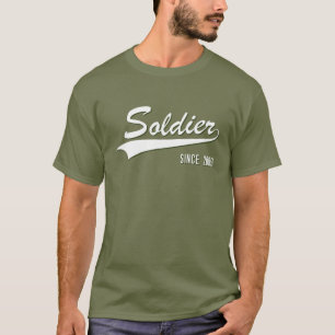 13Th Anniversary In Service Soldier Since 2009 Gif T-Shirt
