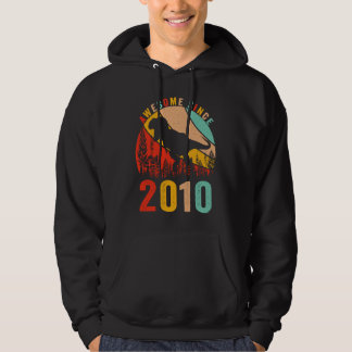13th Bday Dinosaur T Rex Boys Retro Awesome Since  Hoodie