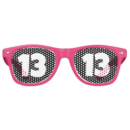 13TH BIRTHDAY 13 PARTY SUNGLASSES SHADES