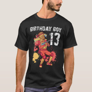 13th Birthday 13 Years Old Paintball Birthday Boy T-Shirt