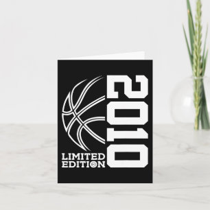 13th Birthday Basketball Limited Edition 2010 Card