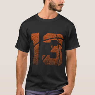 13Th Birthday Boy Basketball Player Basketball 13  T-Shirt