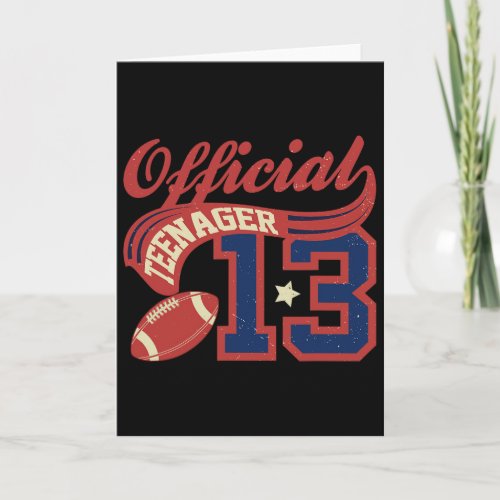 13th Birthday Boy Official Teenager 13 Yrs Old Foo