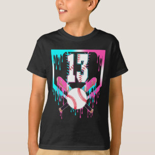 13th Birthday Bysebyll Home Plate Drip Ice Cream 1 T-Shirt