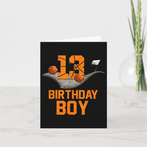 13th Birthday Bysketbyll Jersey 13 Year Old Boy 