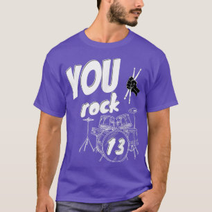 13th Birthday Drum Kit for Boys and Girls T-Shirt