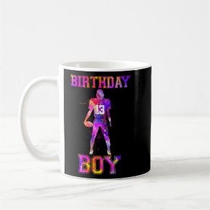 13th Birthday Football Theme Party Decorations 13 Coffee Mug
