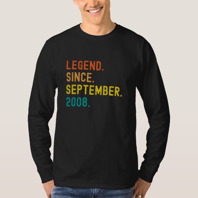 13th Birthday Gift 13 Year Old Legend Since T-Shirt (Front)