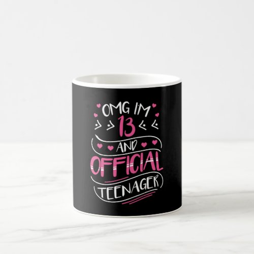 13th Birthday Girl Official Teenager Coffee Mug
