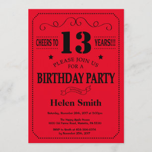 Details about   Birthday Personalised Childrens Invitations 5th 14th 15th 10th 12th 13th Invites 