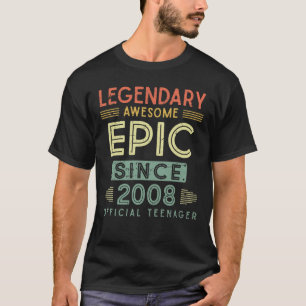 13th Birthday Legendary 2008 Official Teenager T-Shirt