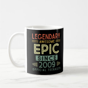 13th Birthday Legendary 2009 Official Teenager Coffee Mug