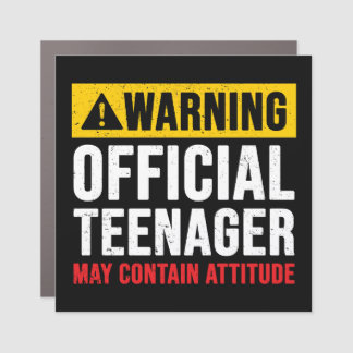 13th Birthday Official Teenager Car Magnet