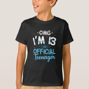 13th Birthday Official Teenager Gift T-Shirt