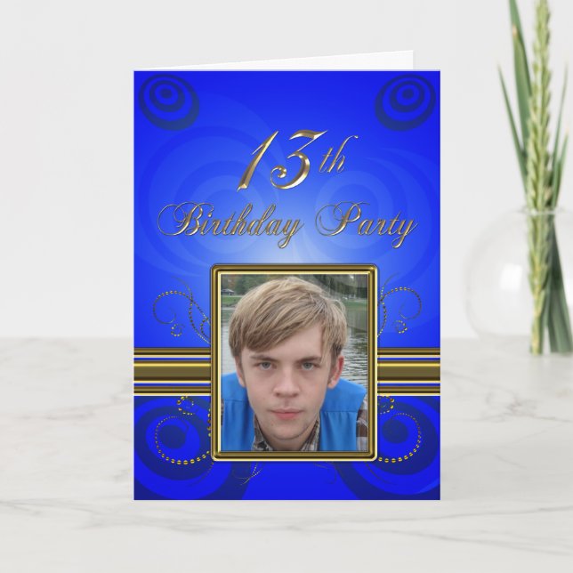 13th Birthday party Invitation (Front)