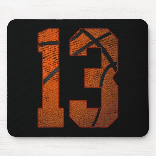 13th Birthday Party Thirteen 13 Year Old Bysketbyl Mouse Pad (Front)