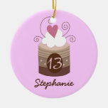 13th Birthday Personalized Gift Ornament at Zazzle