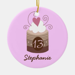 13th Birthday Personalized Gift Ornament