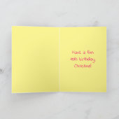 13th Birthday: Pink Stripes &amp; Hearts, Rainbow # 13 Card | Zazzle