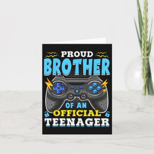 13th Birthday Proud Brother Official Teenager Vide