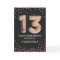 13th Birthday Rose Gold Elegant Girl Personalized