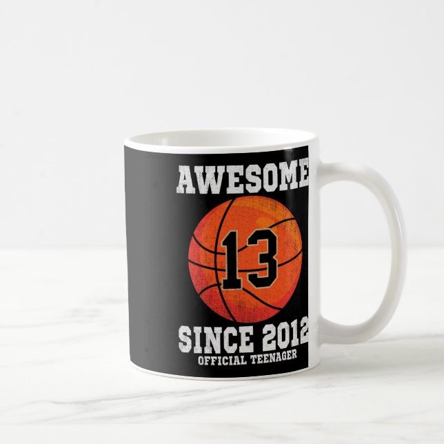 13th Birthday Sketll Fan 13 Years Old Official Tee Coffee Mug (Right)