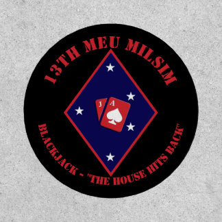 13th Blackjack Squad Patch