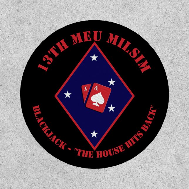 13th Blackjack Squad Patch (Front)