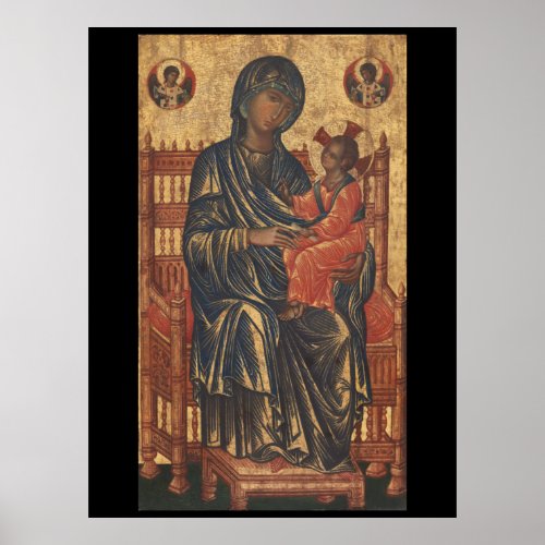 13th century Madonna  Chil dEXTRA LARGE 40X53 Poster