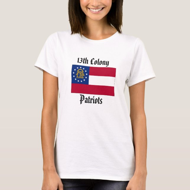 13th Colony Patriots - Ladies Fitted T-Shirt (Front)