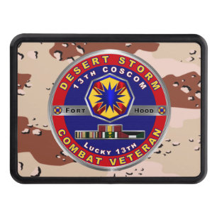 13th Corps Support Command Desert Storm Veteran Hitch Cover