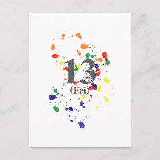 13th Friday Postcard