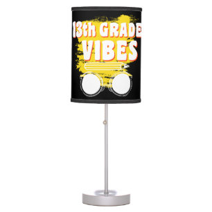 13th Grade Vibes Shirt Back To School First Day Table Lamp
