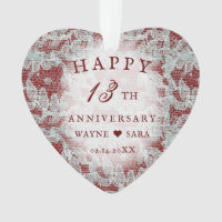 13th Lace Wedding Anniversary