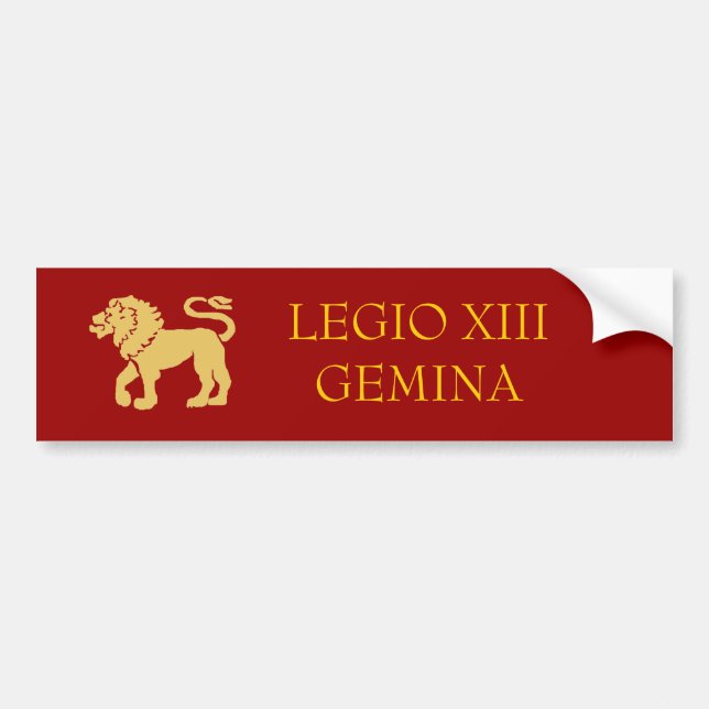 13th Legion Bumper Sticker (Front)