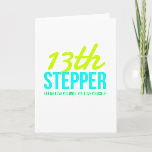 13th Step Sobriety Fellowship Recovery Card